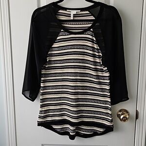 BCBGeneration 3/4 sleeve top